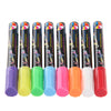 8Pcs Set Liquid Chalk Marker Pens Blackboard Glass Window Reversible Neon Pen