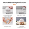 Ball Shape Modern Home Resin Decorative Night Light Humidifier LED Discoloration