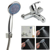 Luxury Bathroom Chrome Sink Bath Filler Tap Shower Mixer Taps with Hand Held UK