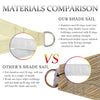 Sun Shade Sail Canopy Garden Patio Awning 98% UV Block Waterproof