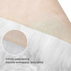 Large 120cm White Fluffy Rugs Anti-Slip Shaggy Rug Super Soft Mat Bedroom Floor