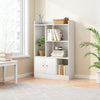 Storage Cabinet Bookcase Bookshelf Doors Shelving Display Unit Small Organiser