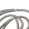 NEW QUALITY AN6 STAINLESS STEEL BRAIDED FUEL HOSE LINE OIL PETROL SILVER 3 Meter