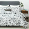 Multicoloured Printed Duvet Set Quilt Cover Bedding Set Single Double King Size