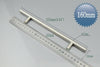 Door Kitchen Handles Cabinet Cupboard Drawer Handle Pull T Bar Uk Brushed Steel