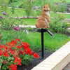 LED Solar Powered Garden Lights Owl Animal Rabbit Lawn Ornament Waterproof Lamp