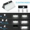 262 LED Solar Power Wall Lights Motion Sensor Outdoor Garden Lamp Waterproof