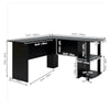 L-Shaped Computer Desk Corner PC Table Workstation Home Office Study Furniture