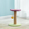 Cat Scratching Post Pet Kitten Activity Center Climbing Tree with Hanging Ball