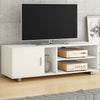 Modern Panana White TV Unit Stand Cabinet Sideboard Entertainment Media Storage