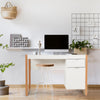 Home Office Computer Desk Study PC Writing Table Workstation Shelf W/ Cabinet