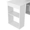 Computer Desk with Storage Shelf Laptop Study Table 120cm Home Office Furniture