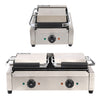 Grooved Panini Press Ribbed Toaster Sandwich Contact Grill Catering Machine UK