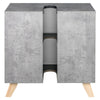 Sink Cabinet Under Basin Storage Cupboard Vanity Unit Bathroom Furniture Grey