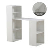 Computer Desk with Shelves PC Laptop Table Home Office Corner Workstation White