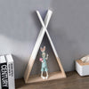 Nordic Wooden Triangle Wall Mounted Shelf Display Rack Storage Kids Room Decor