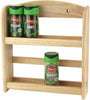 Wooden Spice Rack 2/3-Tier Wall Herbs Jars Holder Stand Wood Kitchen Storage