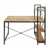 PC Table Study Computer Desk Unit Home Office Workstation Corner Shelve 4 Tier