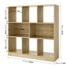 8 Cubes Storage Unit Bookcase Freestanding Storage Rack Display Bookshelf Wooden