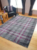 Modern Soft Tartan Rugs Highland Check Long Floor Runner Small Extra Large Cheap