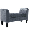 Large Chesterfield Storage Ottoman Bench Box Widnow Seat Stool Bedroom Footstool