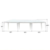 3X3/6/9M Garden Gazebo Marquee Party Tent Wedding Canopy Shade Outdoor 8 Sizes