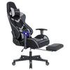 Ergonomic Gaming Chair Massage Office Computer Seat 2D Armrest Recliner Black