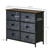 Industrial Storage Cabinet Vintage Chest of Drawers Rustic Nightstand Metal Side