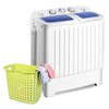 Twin Tub Washing Machine Compact Mini Laundry Washer 5KG Washer+3KG Dryer
