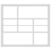 Stylish Display Shelf Space Saving Floating Wall Shelves Bookshelf Storage Unit