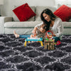 Large Shaggy Fluffy Rugs Anti-Slip Super Soft Mat Living Room Bedroom Carpet Rug