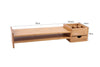 Bamboo PC Laptop Monitor Riser Stand Study Table Printer Desktop Organiz