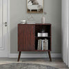Industrial Storage Sideboard Small Rustic Cabinet Vintage Metal Console Table