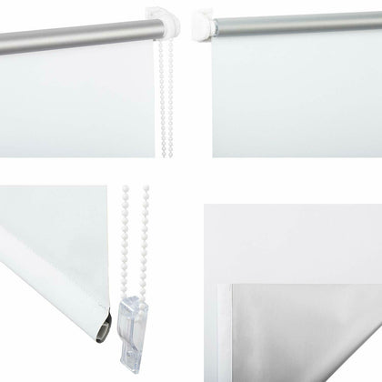 Thermal Blackout Roller Blind easyfit without drilling Shades up to 210cm length