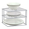 3 Tier Corner Kitchen Plate Rack Holder Cupboard Shelf Insert Tidy Organiser