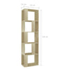 Book Cabinet Room Divider Bookcase Storage Display Corner Rack Wooden Furniture
