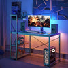 140cm Computer Desk w/ Hutch PC Laptop for Workstation Home Office Writing Table