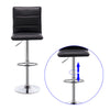 1xBar Stool bar chairs lounge chair leather+ Metall with Backrest gray pink