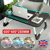 Folding Laptop Bed Tray Table Portable Lap Desk Notebook Breakfast Cup Slot UK