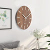 Wall Clock Illuminated / Solid Numerals Silent Retro Chic Decor 12-13inch Clocks