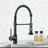 Kitchen Sink Mixer Tap Black Copper Faucet Mono Taps Swivel Pull Out Spray Spout