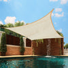 4x4M Outdoor Sun Shade Sail HDPE Patio Sunscreen Awning Canopy 80-85% UV Block
