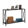 Industrial Slim Hallway Console Table Hall Entryway Narrow Double Oxford Storage