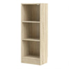3 Tier Medium Narrow Wooden Bookcase Shelving Unit Living Room Office Storage