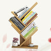 5Tiers Tree Bookcase Book Shelf Shelving Display Table Tidy Organizer Rack Stand