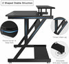 Small Computer Desk With Monitor Stand Laptop Study PC Table Home Office Desk UK