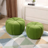 Nordic Pumpkin/Peach Shape Pouffe Stool Sofa Footrest Hallway Seat Ottoman Chair