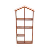 Vintage Wooden Storage Unit Wall Floating Shelves Storage Display Shelf Cabinet