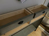 Side Cabinet/Console Table, Grey, 2 Drawers, bespoke build