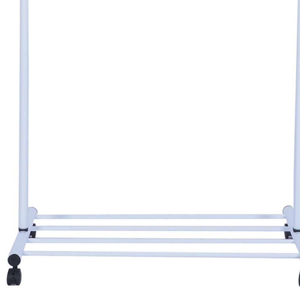Clothes Heavy Duty Hanging Garment Rail with Shoe Rack Shelf and Hat Stand UK